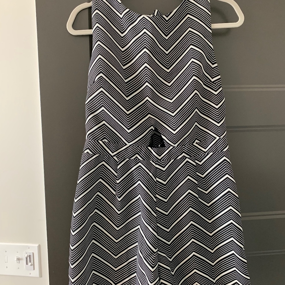 She + Sky Black and White Romper